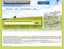 Tablet Screenshot of encuentratodoloquebuscas.com